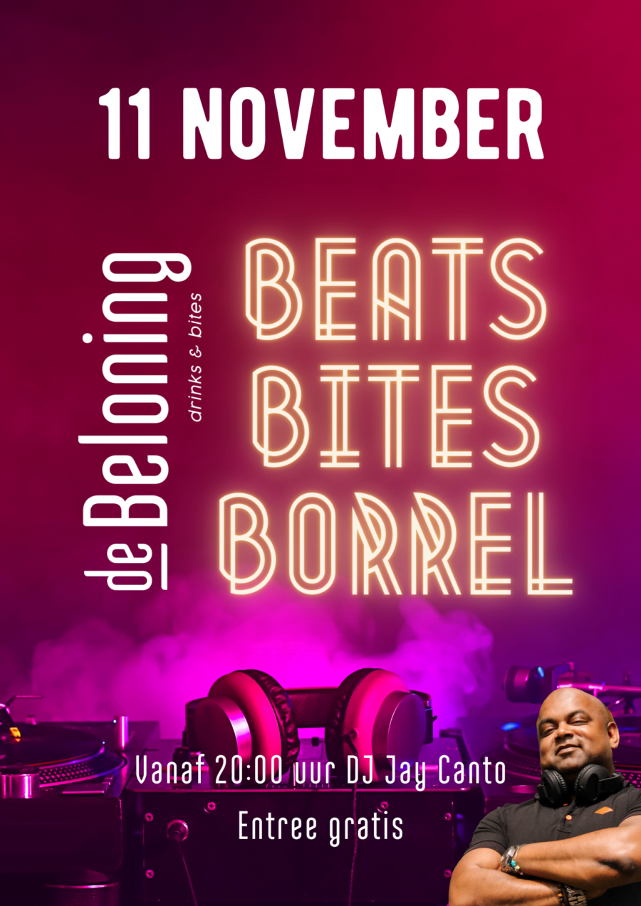 11 november 2024 | Beats, Bites & Borrel